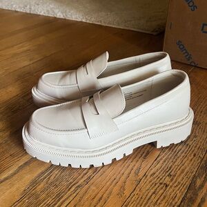 Tan loafers from American Eagle